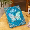 Spiral Notebook College Ruled Journal for Writing B5 3D Butterfly
