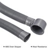 MECCANIXITY Bathtub Drain Pipe Expandable Waste Drain 120cm Tubing Flexible