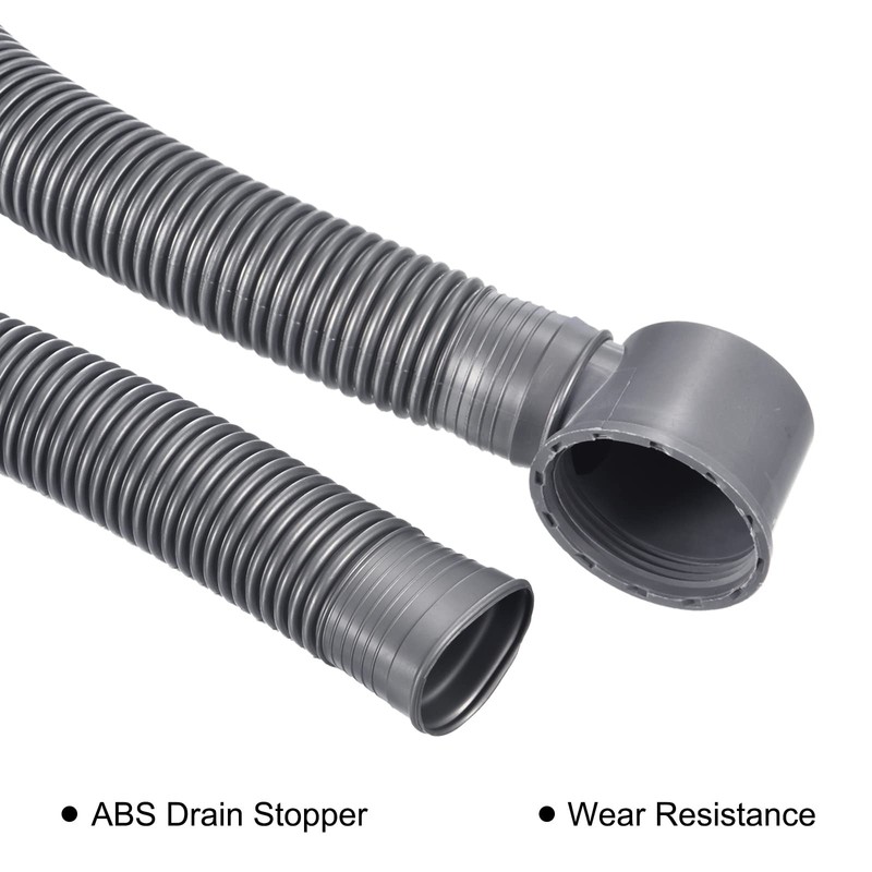 MECCANIXITY Bathtub Drain Pipe Expandable Waste Drain 120cm Tubing Flexible