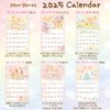 CL95671 Mon 2025 Calendar Desktop 2 Months Close Pin