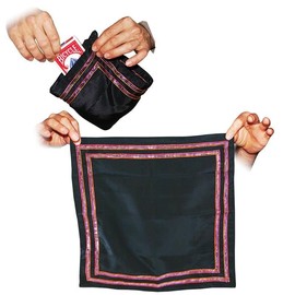 ProTriXX Devils Hanky Plus Devil Scarf, 2 Pockets Devil Handkerchief, Magic Items, Disappearance Cloth for Magic, Make Items Disappear, Magic Tricks and Magic Items