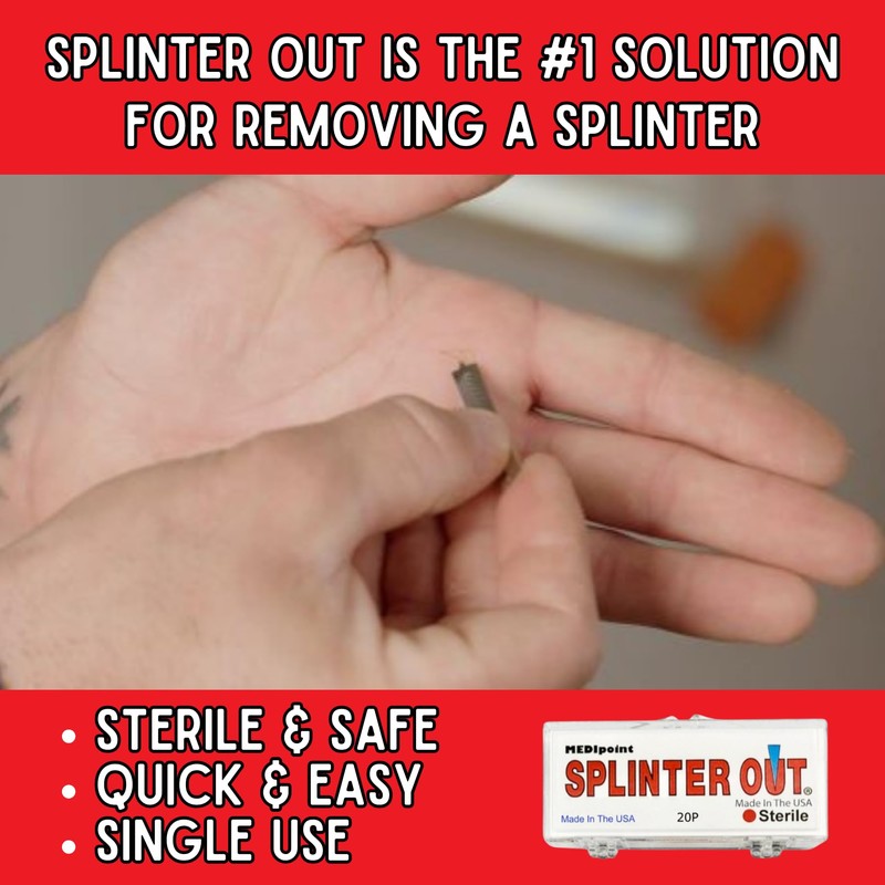 Medipoint Splinter Out Remover 10/Box - 2 Pack