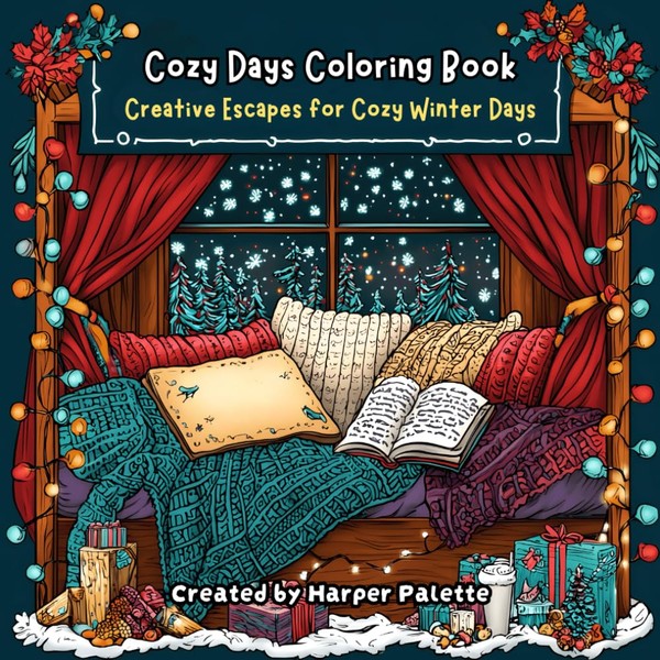 Cozy Days Coloring Book: Unwind with Cozy Winter Vibes