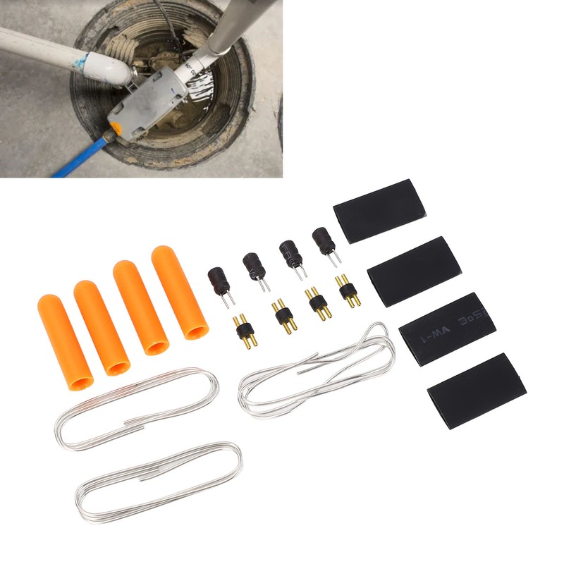 4PCS Pipe Blockage Tester Probe PVC Efficient Compact Pipeline Blocking