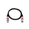 OMNITRONIC XLR Cable 3-Pin 1 m Black / RT Audio