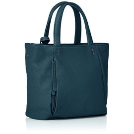 Kanana Project Collection No. 31373 Women's Shoulder Bag, Goat Leather, 2-Way Tote Bag, Compact Size, teal green