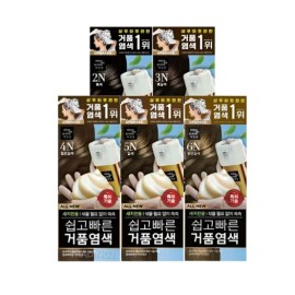 미쟝센 올뉴 거품염색약/새치염색약/5종중 선택 쉽고빠른 5N갈색