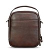 IVTG Genuine Leather Messenger Bag for Men Small Sling Purse