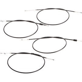 MOTOFLEX Bowden Cable Set in Black, Enduro + 50 mm Extra Length - Simson S51, S70, S53, S83