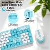 Tongyangat Wireless Keyboard and Mouse Combo, 2.4G Full-Size Keyboard Mouse