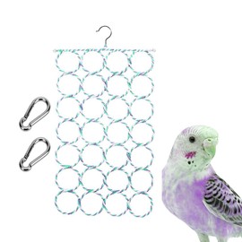 Changyeah Hamster Climbling Cotton Rope Nets,1 Pcs Rat Climbing Rope Net Toy for Cage,Rat&Ferret Hanging Hammock for Cage,for Rat Hamster Bird Ferret(Random Color)