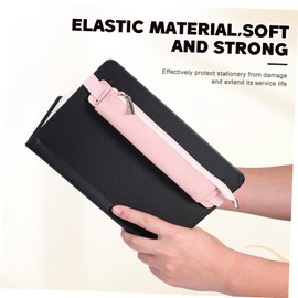 SEWACC 2Pcs Elastic Zipper Pencil Case Pouch Touch Screen Pen Holder for Notebooks Planners Binders Portable Stationery Organizer for Students Office Workers