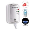 Gasmelder, LPG/Erdgas/Kohlengas Monitor, Methan Propan Butangas Alarm für brennbares Gas,