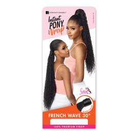 Sensationnel Ponytail Instant Pony Wrap French Wave 30" (T2/30)