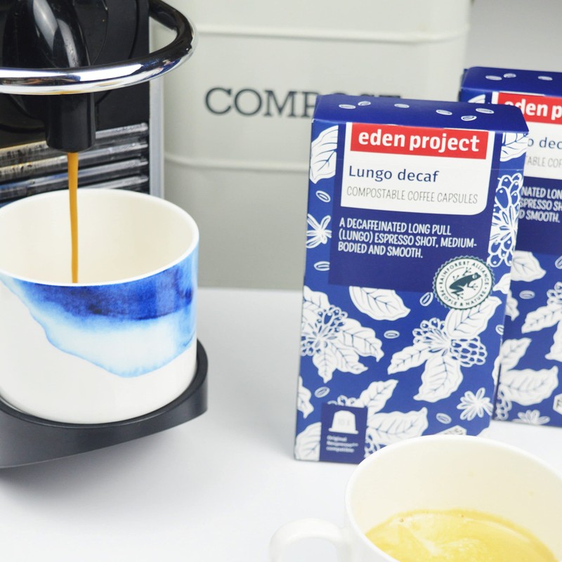THE EDEN PROJECT 30 Lungo Decaf Nespresso Compatible Coffee Pods