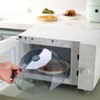 Geometric Microwave Splatter Cover Food Plate Lid with Steam Vents