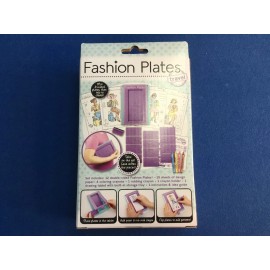 Kahootz Fashion Plates (travel) : classic mix and match fashion drawing set, for ages 6+