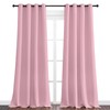 NICETOWN NICETOWN Crystal Pink Blackout Curtains 120" Long for Office,