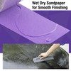 800 Grit PSA Purple Film Ceramic Sandpaper Roll, 2-3/4" Wide