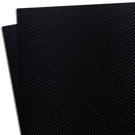 HOLSTEX Thermoform Sheet - (Carbon Fiber Texture) - (.060 Thickness) - (8in x 8in Sheet) - (Armor Black) - (2 Sheets) - DIY Holster Making, Airsoft Armor, & Hobby