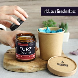 Lustige Duftkerze mit Spruch für Beste FreundIn | Handgemacht aus Sojawachs | In Geschenkbox | Nachhaltiges Geschenk Freundschaft Freundin Freund Partner Schwester BFF |Glühwein