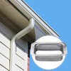 Mzcvriru Rain Gutter Downspout Drop Outlet Aluminum 3" x 4"
