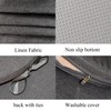 18x18 Inch Chair Cushions for Dining with Tie Washable Cover,Set