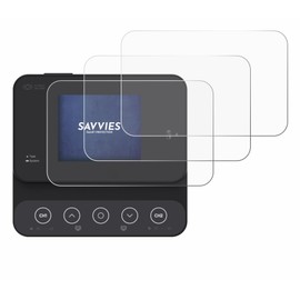 Savvies 6 Stück Schutzfolie für ISDT K2Zip Displayschutz-Folie Ultra-Transparent
