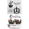 GORIX Flat Pedal Toe Clip Set with Strap, Bicycle Pedal,