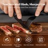 CuoCreate Steak Knives Set of 6, 4.7 Inch Dishwasher Safe