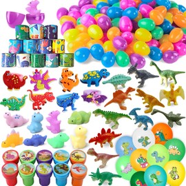 Easter Eggs Toy 60 Pack - Easter eggs with toys inside - Easter Party Favors for Toddlers & Kids -Easter Toy Eggs for the Classroom Easter Basket Stuffers Easter Gifts for Kids