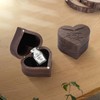 Dletay Small Keepsake Urns for Human Ashes Heart Shaped Box