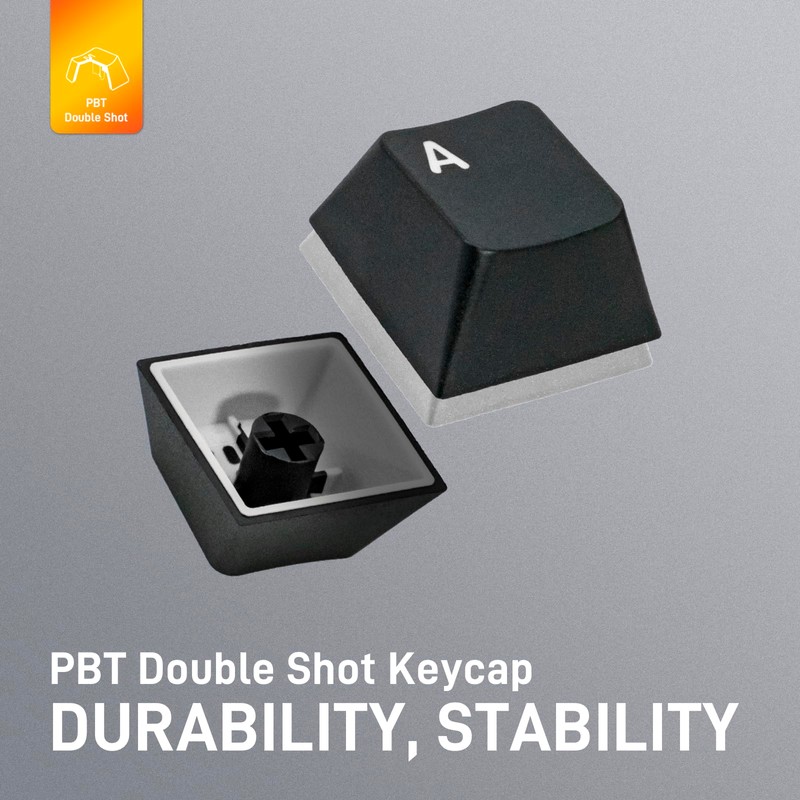 BAROCCOMiSTEL MD770 Classic Black/WF, TKL Ergonomic Mechanical Keyboard, Cherry MX,