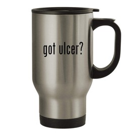 got ulcer? - 14oz Stainless Steel Travel Mug, Silver