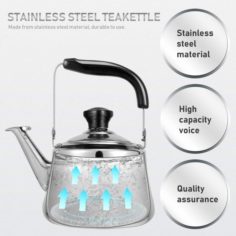 Cabilock Kettle Retro Kettle Whistling Kettle 1 L Tea Kettle