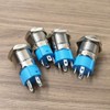 Gebildet 4pcs IP65 Waterproof Push Button 12mm 3A 12-24V with