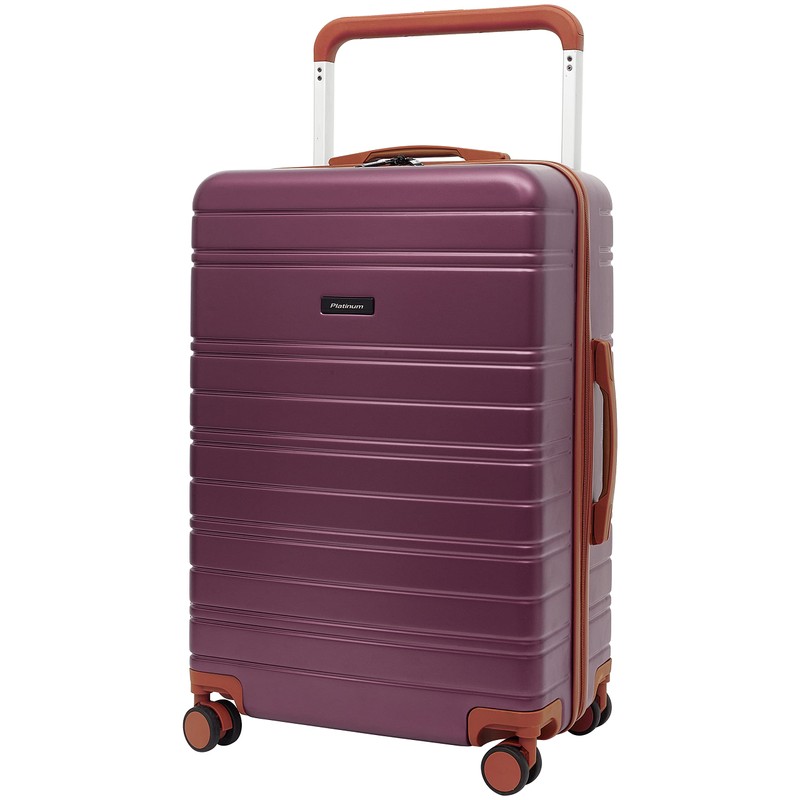Travelers Club 20" Navigate Luggage, Burgundy, 2PC Set