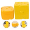 CIYODO 2pcs Butter Cheese Storage Container Box Food Storage Bins