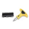 Kozelo Ratchet Screwdriver Adjustable Handle - T Shape Multifunctional Holder