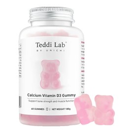 Unichi Calcium Vitamin D3 Gummy, 60 Gummies