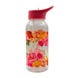 HOX 1 Litre Reusable Plastic PP Water Bottle – Leak-Proof, BPA-Free, Lightweight & Durable for Sports, Gym, Hiking & Travel - Jewel Floral