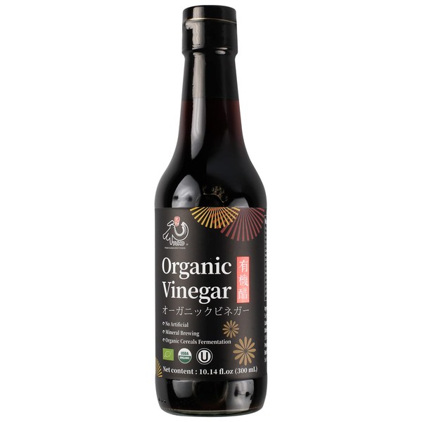 YUHO Organic Black Vinegar Less Salt, Kosher Great for Dumpling,