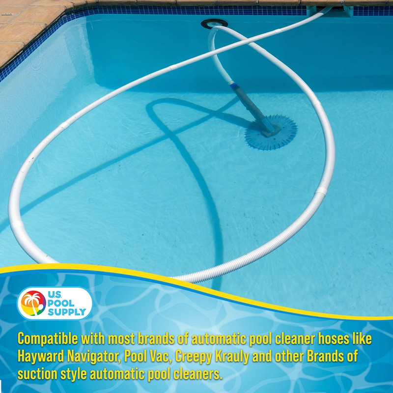 U.S. Pool Supply Pool Vacuum Hose, 8 Piece Pool Hose