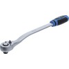 BGS 324 Extra Long Reversible Ratchet, Silver/Black/Blue, 1/2-Inch