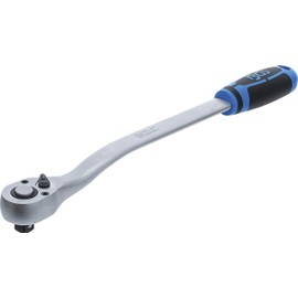 BGS 324 Extra Long Reversible Ratchet, Silver/Black/Blue, 1/2-Inch