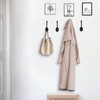 Pack of 6 Coat Hooks, Bolatus Coat Hooks, Gooseneck Hooks,