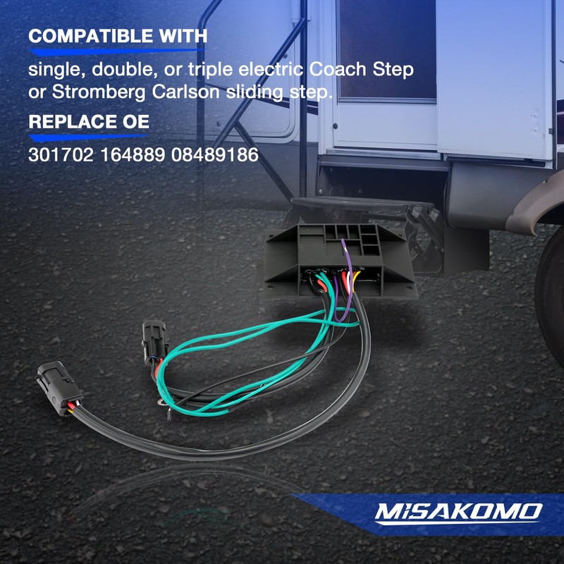 Misakomo Replacement Electric Step Control Module/Brain for RV Coach Steps