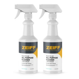 Zeiff Pro-Grade All-Purpose Cleaner & Deodorizer - Deep Cleaning & Odor Eliminating Formula For Professional & Home Surfaces - 32 Ounce Ready-To-Use - Fresh Breeze, 2 Pack