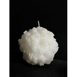 Generic Soy Candles Scented Candle Hyacinth Flower Candle Decorative Candles for Home Decor Bathroom Glasshouse Aesthetic Candle for Photo Prop Bath Yoga Freesia(White)