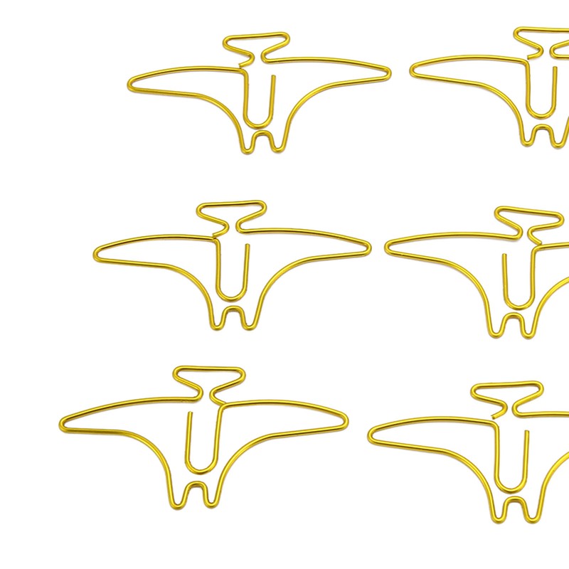 100pcs Paper Clips Prevent Slip Cute Animal Shaped Decorative Metal